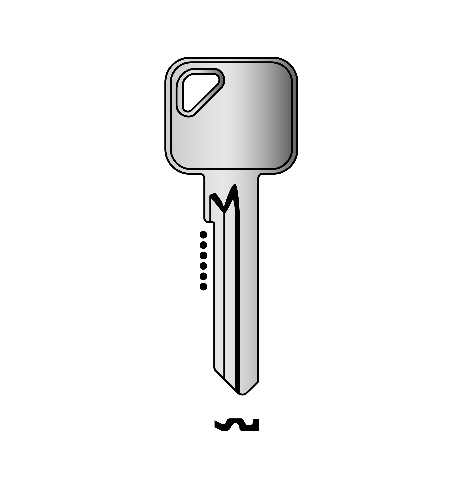 EUS2  Errebi Cylinder Key