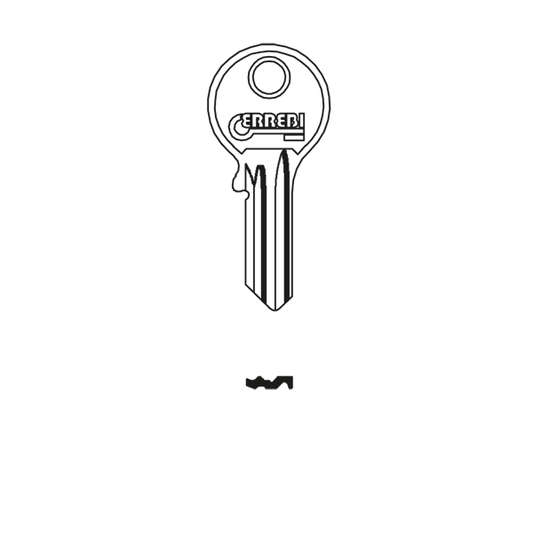 Abus AU64R Errebi Padlock Key Blank