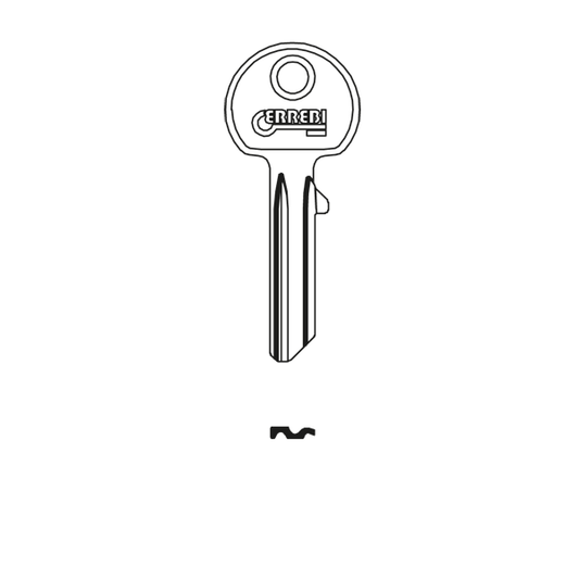 Abus AU78 Errebi Padlock Key Blank