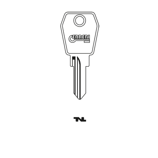 L&F/Euro Locks EL3R Errebi Cabinet Blank
