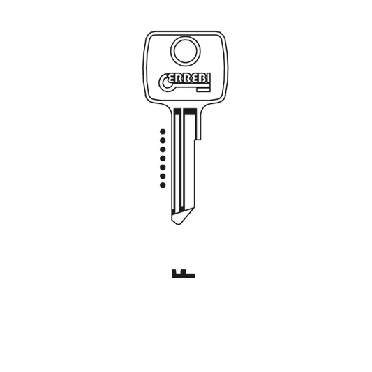 L&F/Euro Locks LF24R Errebi Cylinder Blank