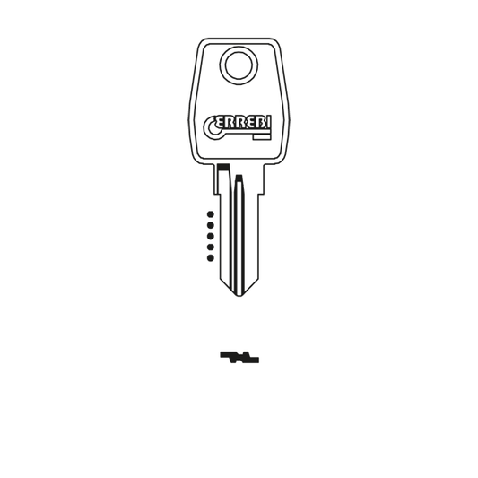 L&F/Euro Locks LF25R Errebi Auto/Domestic Blank