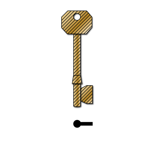 Era TS401 Solid Brass Mortice Blank