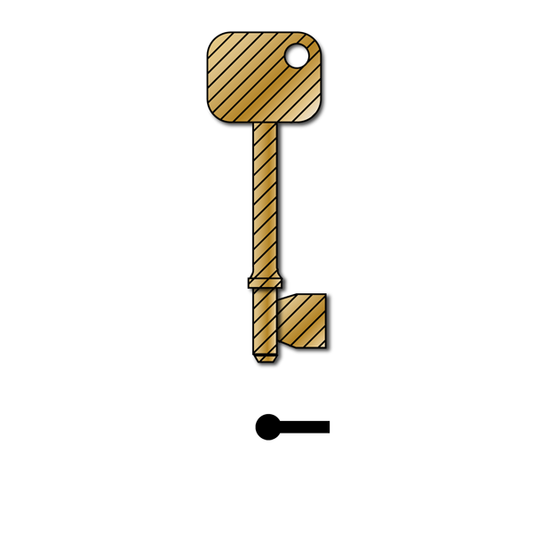 Henderson TS450B Solid Brass Mortice Blank