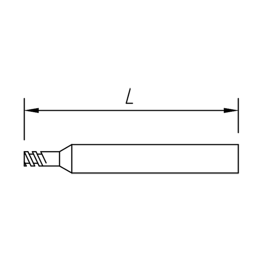 1.5mm End Mill Cutter GMUC10