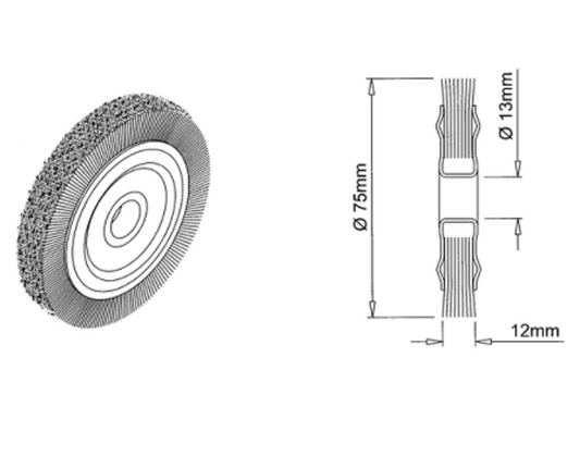 TMC3030 Fibre Brush for Jaguar Simplicity