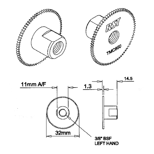 Side Ward Cutter TMC850