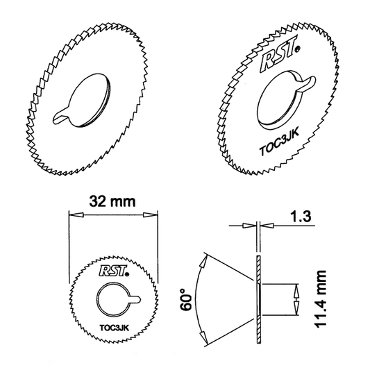 Ward Cutter TOC3JK