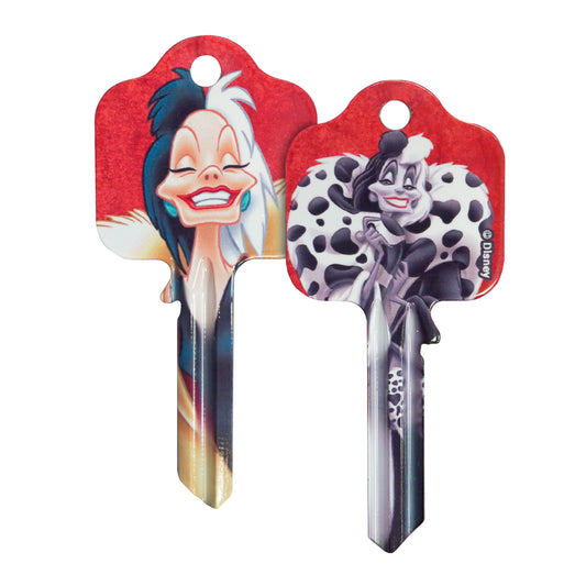 Cruella De Vil 6 Pin Universal Key Blank