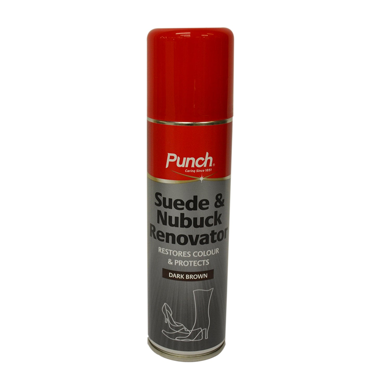 Punch Suede Renovator Spray 200ml - DARK BROWN